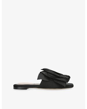 Simone Rocha Rosette Woven Sandals - Black