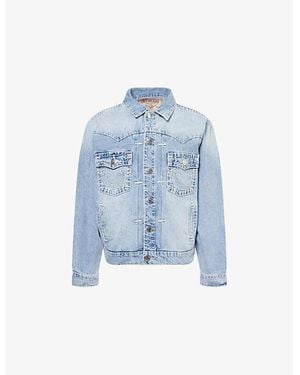 True Religion Super T Cotton Denim Jacket - Blue