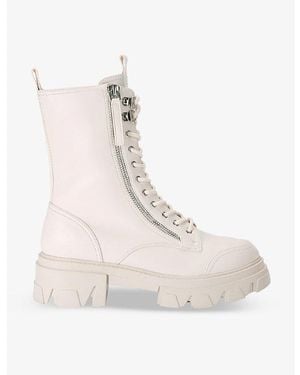 Carvela Kurt Geiger Explorer Leather Boots - Natural