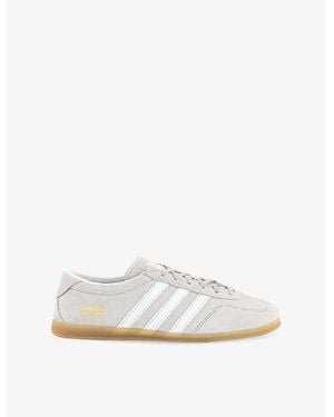 adidas Gazelle Lo Pro Suede Sneakers - White