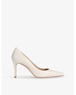 LK Bennett Floret Leather Courts - White