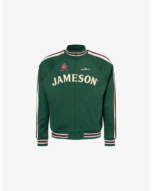 AWAKE NY X Jameson Striped Woven Track Jacket - Green
