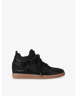 Kurt Geiger Poplar Woven Sneakers - Black