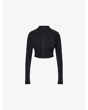 Cheap Monday Big Sur Cropped Stretch-Woven Jacket - Black