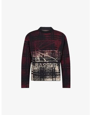 スケートボード RASSVET / PACCBET LOGO CREW KNIT RASSVET / PACCBET COLLAGE WAFFLE KNIT THERMAL BLUE – Olympia