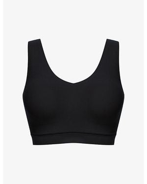 Chantelle Soft Stretch Woven Bralette - Black