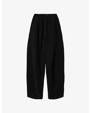 AllSaints Jett Wide-Leg Lyocell-Blend Trousers - Black
