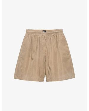 Prada Washed Re-Nylon Shorts - Natural