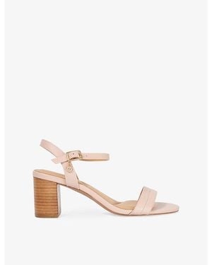 Dune Jaycie Heeled Leather Sandals - Multicolour