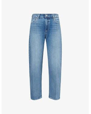 PAIGE Alexis Barrel-Leg Denim Jeans - Blue