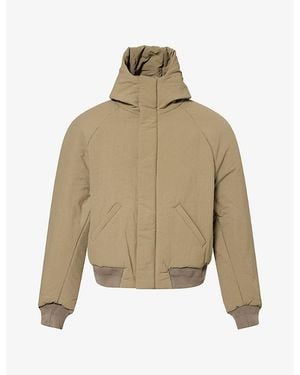Seventh Orb Hooded Nylon Puffer Coat - Natural