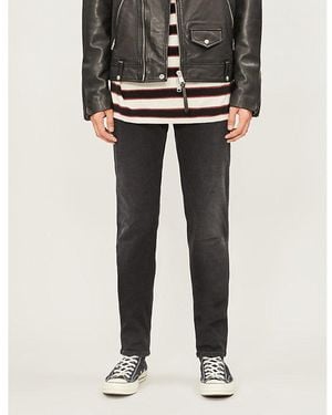 Replay Anbass Hyperflex Clouds Slim Stretch-denim Jeans - Black