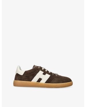 Hogan Cool Suede Trainers - Brown