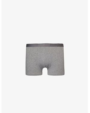 Derek Rose Jack 1 Logo-Waistband Stretch-Cotton Boxers - Grey