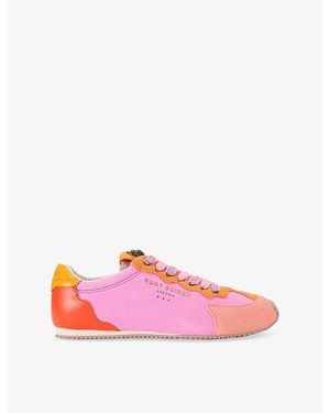 Kurt Geiger Islington Suede Trainers - Pink