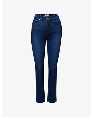 PAIGE Gemma Skinny-Leg Stretch-Denim Jeans - Blue
