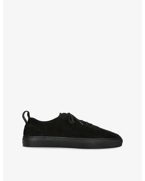 Grenson Trainer 1 U Suede Trainers - Black