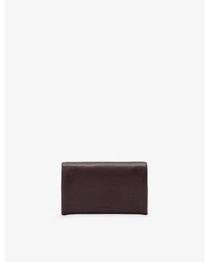 AllSaints Harluna Logo-Debossed Leather Wallet - Brown