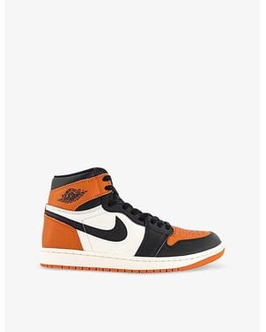 Nike Air 1 Leather High-Top Trainers - Multicolour