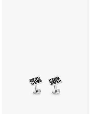 Cartier C De Sterling- Cufflinks - White