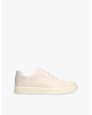 Cole Haan Grandpro Luxe Slip-On Suede Low-Top Trainers - Natural