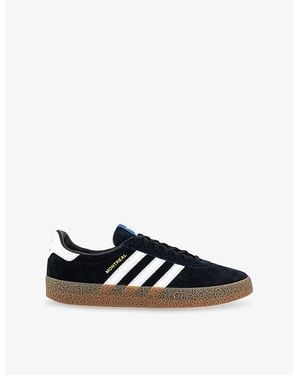 adidas Montreal Leather Low-Top Trainers - Black