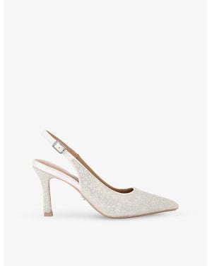 Carvela Kurt Geiger Corletta Embellished Court Heel - White
