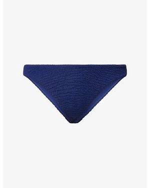 Cheap Monday Byron Crinkle Bikini Bottoms - Blue