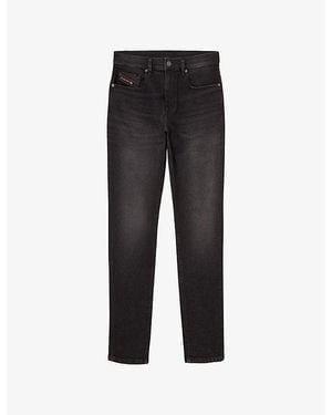 DIESEL D-Strukt 09L61 Slim-Leg Denim Jeans - Black