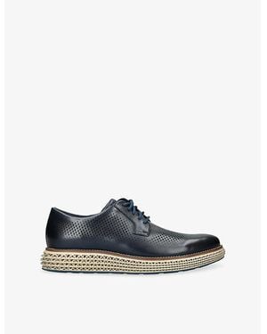 Cole Haan Øriginalgrand 2.0 Wingtip Leather Oxford Shoes - Blue
