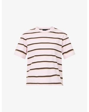 Canada Goose Roam Stripe Cotton-Jersey T-Shirt - White