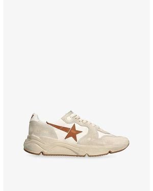 Golden Goose Running Sole 10550 Leather Trainers - Natural
