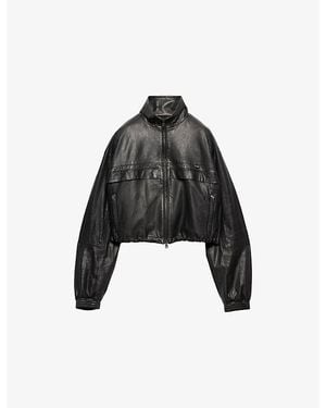 Prada Nappa Leather Jacket - Black
