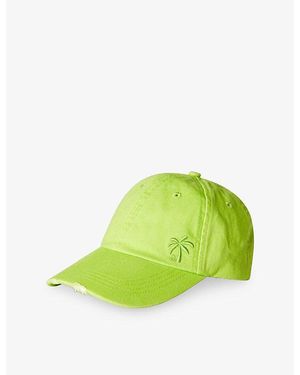 Benetton Logo-Embroidery Adjustable Cotton Cap 6-14 Years - Green