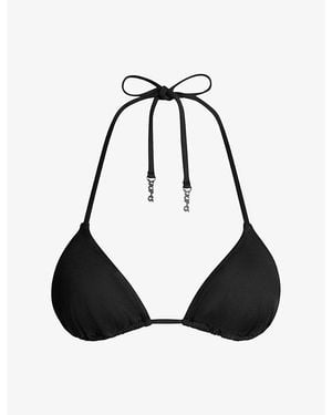 Skims Signature Triangle Bikini Top - Black