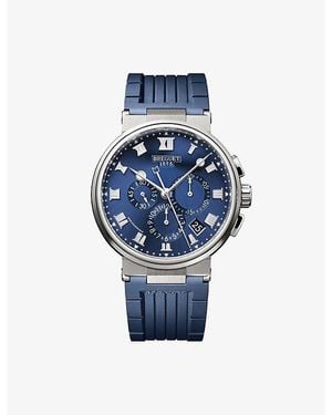 Breguet Marine Chronographe 5527 Automatic Watch 42.3Mm - Blue