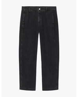 AllSaints Raafi Barrel-Leg Stretch-Denim Jeans - Blue