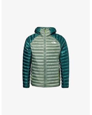 The North Face Bettaforca Hooded Shell-Down Jacket - Green