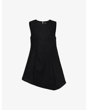Skall Studio Phillippina Sleeveless Wool Mini Dress - Black