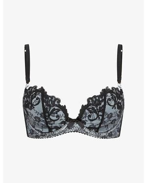 Agent Provocateur Clarette Underwired Lace Bra - Black
