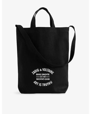 Zadig & Voltaire Zadig Cotton Tote Bag - Black