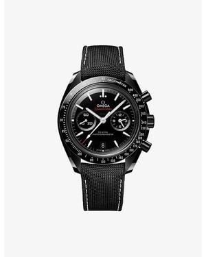 Omega Speedmaster Dark Side Of The Moon Ceramic Fabric Strap Watch 44.25Mm - Black