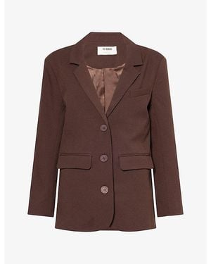 4th & Reckless Tamile Tailored Woven Blazer - Brown