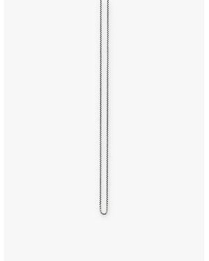 Thomas Sabo Venezia Blackened Sterling- Chain Necklace - White