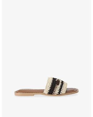 Carvela Kurt Geiger Nola Woven Sliders - Multicolour