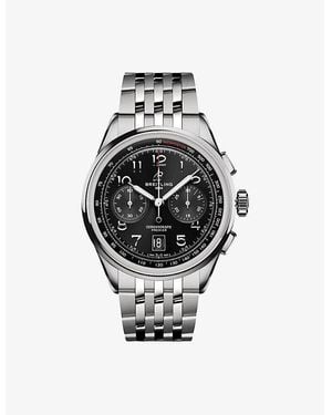 Breitling Ab0145221B1A1 Premier B01 Chronograph Stainless-Steel Automatic Watch - Grey