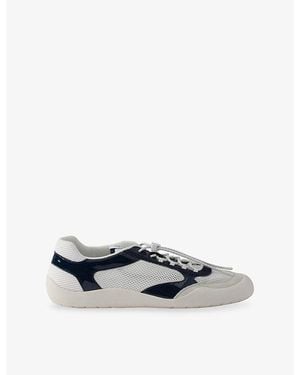 Prada Speedrock Leather And Mesh Trainers - White