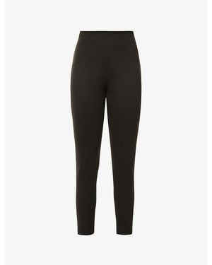 Spanx Booty Boost Active 7/8 Stretch-Jersey Leggings - Black