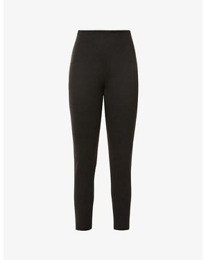 Spanx Booty Boost Active 7/8 Stretch-Jersey Leggings - Black