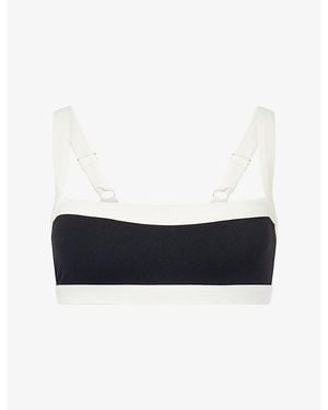 Cheap Monday Outpost Square-Neck Sports Bra - Black
